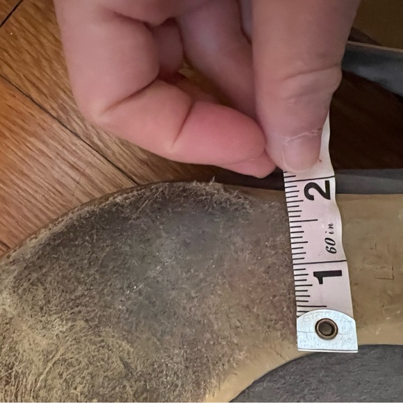 Salvatore Ferragamo Gray Flats with Gold Accent - Picture 11 of 12